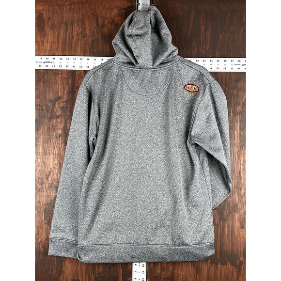 Auburn Tigers AU Champion Full Zip‎ Hoodie Grey Gray Orange Mens Medium NCAA SEC - Picture 6 of 7